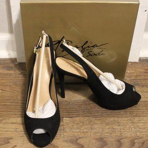 Thalia Sodi Women's Luzia Fabric Peep Toe